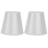 2PCS Modern Fabric Lampshade Clip On Wall Lamp Chandelier Lamp Shade for E14 Screw Table LightPT10 White In Australia - Darrahopens