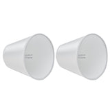 2PCS Modern Fabric Lampshade Clip On Wall Lamp Chandelier Lamp Shade for E14 Screw Table LightPT10 White In Australia - Darrahopens