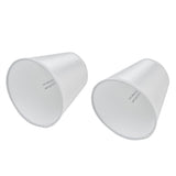 2PCS Modern Fabric Lampshade Clip On Wall Lamp Chandelier Lamp Shade for E14 Screw Table LightPT10 White In Australia - Darrahopens
