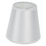 2PCS Modern Fabric Lampshade Clip On Wall Lamp Chandelier Lamp Shade for E14 Screw Table LightPT10 White