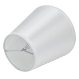 2PCS Modern Fabric Lampshade Clip On Wall Lamp Chandelier Lamp Shade for E14 Screw Table LightPT10 White