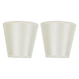 2PCS Modern Fabric Lampshade Clip On Wall Lamp Chandelier Lamp Shade for E14 Screw Table LightPT11 Beige