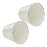 2PCS Modern Fabric Lampshade Clip On Wall Lamp Chandelier Lamp Shade for E14 Screw Table LightPT11 Beige