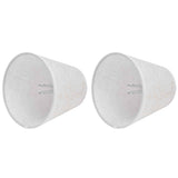2PCS Table Lamp Shade Cover Fabric Clip On Lampshade for E14 Screw Candlestick Lamp ChandelierPT09 Linen