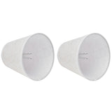 2PCS Table Lamp Shade Cover Fabric Clip On Lampshade for E14 Screw Candlestick Lamp ChandelierPT09 Linen