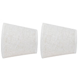 2PCS Table Lamp Shade Cover Fabric Clip On Lampshade for E14 Screw Candlestick Lamp ChandelierPT09 Linen