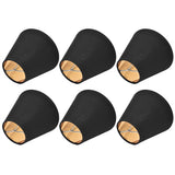 6PCS Fabric Lamp Shade Cloth Clip On Lampshade for E14 Table Chandelier Floor Light Wall Lamp Bedroom Decor