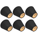 6PCS Fabric Lamp Shade Cloth Clip On Lampshade for E14 Table Chandelier Floor Light Wall Lamp Bedroom Decor