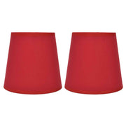 2Pcs Indoor Lamp Shade European Style Fabric Lampshade for E14 Chandelier Table Lamp Floor LampPX16 Red In Australia - Darrahopens