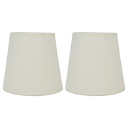2Pcs Indoor Lamp Shade European Style Fabric Lampshade for E14 Chandelier Table Lamp Floor LampPX17 Beige
