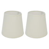 2Pcs Indoor Lamp Shade European Style Fabric Lampshade for E14 Chandelier Table Lamp Floor LampPX17 Beige