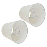 2Pcs Indoor Lamp Shade European Style Fabric Lampshade for E14 Chandelier Table Lamp Floor LampPX17 Beige In Australia - Darrahopens