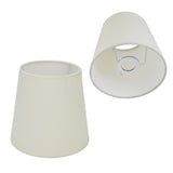 2Pcs Indoor Lamp Shade European Style Fabric Lampshade for E14 Chandelier Table Lamp Floor LampPX17 Beige