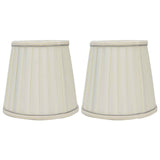 Fabric Lampshade Beige Silver Edge Craft European Style Simple Lamp Shade for E14 Screw Candlestick Lamp In Australia - Darrahopens