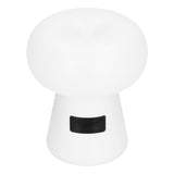 Night Light White Rechargeable Remote Control Clock 3 Levels Timing 6 Levels Brightness USB Lamp for Bedroom
