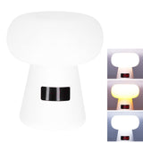 Night Light White Rechargeable Remote Control Clock 3 Levels Timing 6 Levels Brightness USB Lamp for Bedroom