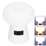 Night Light White Rechargeable Remote Control Clock 3 Levels Timing 6 Levels Brightness USB Lamp for Bedroom