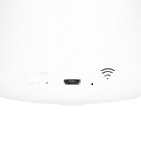 Night Light White Rechargeable Remote Control Clock 3 Levels Timing 6 Levels Brightness USB Lamp for Bedroom