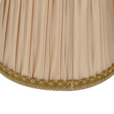2PCS Fabric Lampshade Simple Lamp Shade for E14 Screw Candlestick Lamp Table Light Chandelier Gold