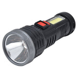 LED Flashlight with COB Sidelight USB Charging Ultra Bright Flashlight Portable Eletric Torch for Outdoor In Australia - Darrahopens
