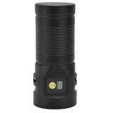 Brightest Flashlight LED 8 Modes Type C 9000mAh Waterproof Multifunctional Outdoor Light for CampingBlack