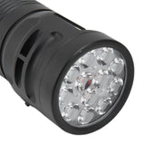 Brightest Flashlight LED 8 Modes Type C 9000mAh Waterproof Multifunctional Outdoor Light for CampingBlack