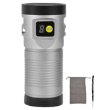 Brightest Flashlight LED 8 Modes Type C 9000mAh Waterproof Multifunctional Outdoor Light for CampingGrey In Australia - Darrahopens