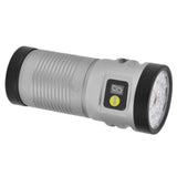 Brightest Flashlight LED 8 Modes Type C 9000mAh Waterproof Multifunctional Outdoor Light for CampingGrey In Australia - Darrahopens