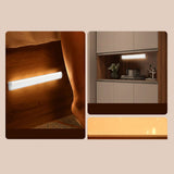 LED Closet Light 10 LEDs USB Rechargeable Motion Sensor Closet Light Wall Light for Home Kitchen Bedroom White Light