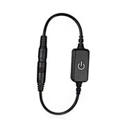 12‑24V 4A Mini LED Dimmer Touch Switch Single Color Light Emitting Diode Strip Light Brightness Controller On Off Switch Black