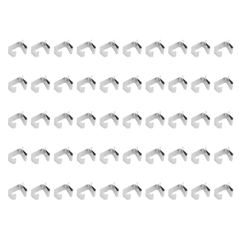 50Pcs Metal Christmas Lights Gutter Hooks Stainless Steel Christmas Lights Gutter Hangers L 24x15mm In Australia - Darrahopens