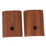 2Pcs Hallway Night Light Intelligent Linkage Wooden Motion Sensor Stairway Night Light USB Rechargeable Magnetic Wall LED Light