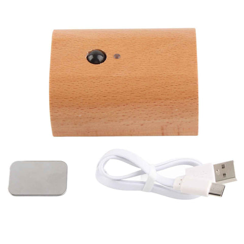 Step Light Wall Sconce Beech Wood Motion Dusk to Dawn Sensor Magnet 2 Side Lighting USB Rechargeable LED Wall Light In Australia - Darrahopens