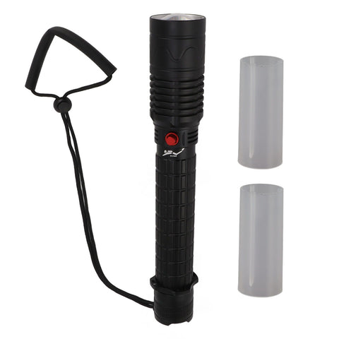 Professional Diving Flashlight with Magnetic Key Switch 3 Modes Super Bright 8000LM IPX8 Underwater Diving Torch for Underwater