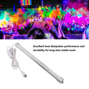 Ultraviolet Light Tube 395nm USB Powered 5W 24 Light Beads Excellent Heat Dissipation Ultraviolet Light Bar for Party Stage UV Glue Curing