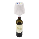 LED Bottle Lamp 4000mAh IP54 Waterproof Touch Control Color Adjustable USB Rechargeable Cordless Wine Bottle Lamp Night Light White