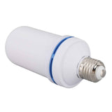 3W LED Flame Light Bulbs 4 Modes 85‑265V Gravity Sensor E26 Base Fire Light Bulbs for Christmas Party Halloween Decorations