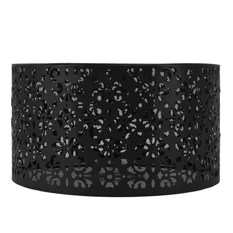 Desk Lampshade Hollow Out Iron Exquisite Decorative Lamp Shade for E27 E14 Floor Lamps Chandeliers Black In Australia - Darrahopens