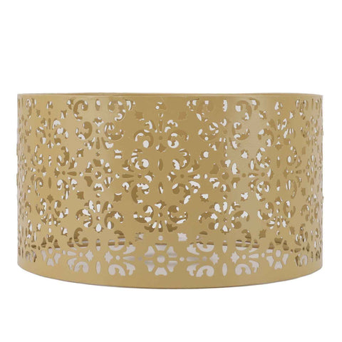 Desk Lampshade Hollow Out Iron Exquisite Decorative Lamp Shade for E27 E14 Floor Lamps Chandeliers Yellow In Australia - Darrahopens