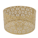 Desk Lampshade Hollow Out Iron Exquisite Decorative Lamp Shade for E27 E14 Floor Lamps Chandeliers Yellow