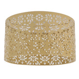 Desk Lampshade Hollow Out Iron Exquisite Decorative Lamp Shade for E27 E14 Floor Lamps Chandeliers Yellow