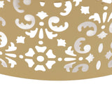 Desk Lampshade Hollow Out Iron Exquisite Decorative Lamp Shade for E27 E14 Floor Lamps Chandeliers Yellow