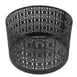 Lamp Shade Hollow Out Metal E27 E14 Clip On Easy Installation Durable Lamp Cover for Table Bedroom Living Room Home Black In Australia - Darrahopens
