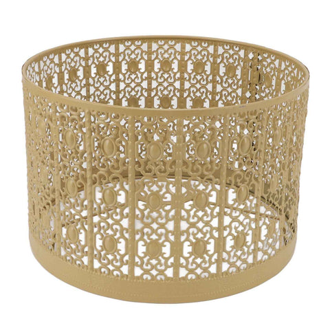 Lamp Shade Hollow Out Metal E27 E14 Clip On Easy Installation Durable Lamp Cover for Table Bedroom Living Room Home Yellow In Australia - Darrahopens
