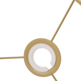 Lamp Shade Hollow Out Metal E27 E14 Clip On Easy Installation Durable Lamp Cover for Table Bedroom Living Room Home Yellow