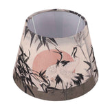 Chinese Style Lamp Shade Cloth E27 E14 Red Crowned Crane Decorative Drum Lamp Shade for Table Floor Lamp Hanging Light In Australia - Darrahopens