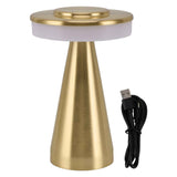Portable LED Bedside Night Light 3 Color Temperature top Touch control Rechargeable Battery Bedside Lamp Gold In Australia - Darrahopens