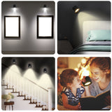 Magnetic Wall Mounted Sconces 360° Rotation Cordless LED Wall Hanging Sconces Support Touch Remote Control