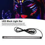 LED Black Light Bar USB Multifunctional Black Light Strip Tube UV Blacklight Strip Light for Party Bedroom 5V