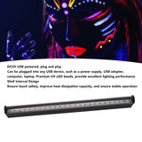 LED UV Black Light Tube UVA 380 To 400nm 29cm Length 5V USB Powered LED Blacklight Bar